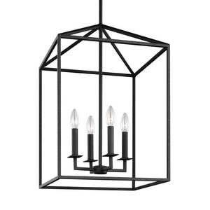 lot 5385 image: Sea Gull Lighting Perryton 4 Light Chandelier