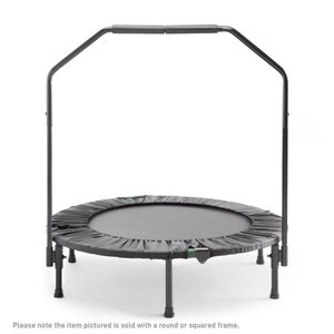 lot 5399 image: Marcy 40-Inch Trampoline Cardio Trainer, with Handrail, Black