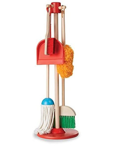 lot 5402 image: Melissa & Doug Lets Play House Mop Pretend Play Set