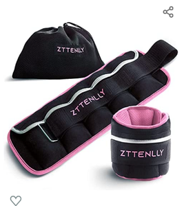 lot 5430 image: ZTTENLLY Adjustable Ankle Weights with Carry Bag