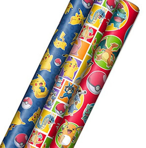 lot 5445 image: 2 - Hallmark Pok�mon Wrapping Paper