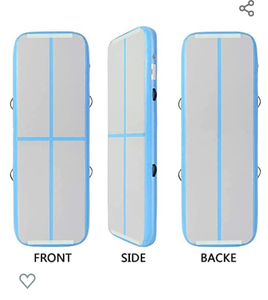 lot 5464 image: FBSPORT Inflatable Air Gymnastics Training Mat