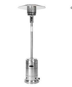lot 5499 image: Amazon Basics 46,000 BTU Outdoor Propane Patio Heater