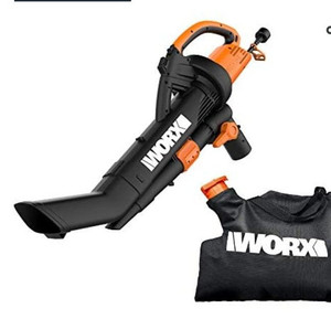 lot 5516 image: Worxs 210 MPH 350 CFM Electric 12 Amp Leaf BlowerMulcherVac ,Modell WG509