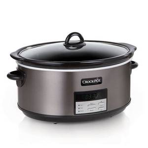 lot 5523 image: Crock-Pot,8-Quart Slow Cooker,Black Stainless