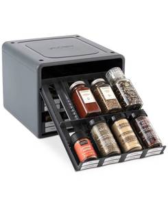 lot 5525 image: YouCopia SpiceStack Adjustable Spice Rack Organizer