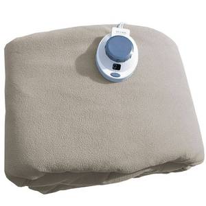 lot 5550 image: Safe and Warm Micro-Fleece Low-Voltage Heated Electric Blanket,Full