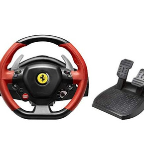 lot 5600 image: Thrustmaster Ferrari 458 Spider Racing Wheel,Xbox Series XS and One