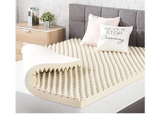 lot 5611 image: Best Price Mattress 3 Inch Egg Crate Memory Foam Topper Mattress