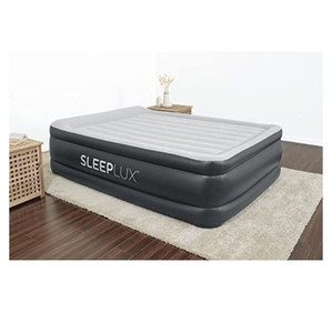lot 5621 image: SleepLux Queen Air Mattress with Built-in AC Pump,22in. Raised Inflatable Airbed