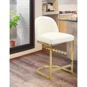lot 5652 image: Chic Home Design Airlie Counter Height Barstool, Cream