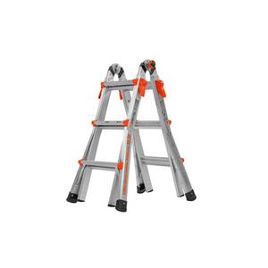 lot 5668 image: Little Giant Ladder System 300lb ANSI Type IA rated Aluminum Ladder, Gray