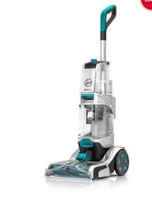 lot 5678 image: Hoover SmartWash Corded Upright Deep Cleaner Vacuum,TealTransparent