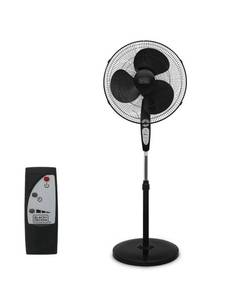 lot 5695 image: BlackDecker 18in. Stand Fan, Black