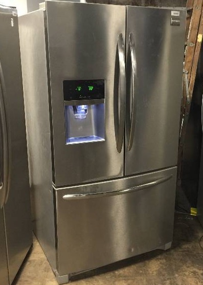 lot 1158 image: Gallery 27.19 cu. ft. French Door Refrigerator in Stainless Steel