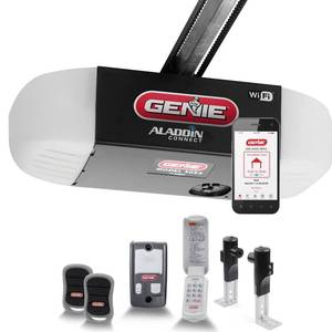 lot 1200 image: Genie QuietLift Connect - WiFi Smart Garage Door Opener with Added Wireless Keypad, � HPC Smart Belt Drive - Compatible with