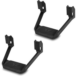 lot 1201 image: Bully BBS-5002 Universal Aluminium Side Steps in Powdercoat Black - New Updated Design - Fits Various Trucks from Chevy (Chevrolet), Ford, Toyota, GMC, Dodge RAM and Jeep, 2 Pieces (1 Pair)