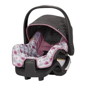 lot 20201 image: Evenflo Nurture 22 lbs Infant Car Seat, Floral Pink