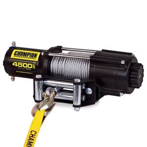 lot 20278 image: Champion Power Equipment 14560 Wireless Remote Power Winch Kit - 4500 lb. Capacity