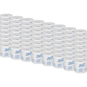 lot 20298 image: Scott Standard Roll Bathroom Tissue, White, 80  Carton (Quantity)