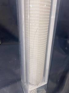 lot 20324 image: BEIGE ZEBRA ROLLER BLIND SET OF 1