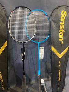 lot 20342 image: SENSTON BADMINTON SPORTS RAQQET SET OF 2 WITH CASE AND GRIP TAPE
