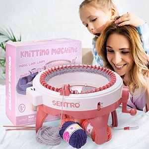 lot 20899 image: Knitting Machine,Knitting Machine 48 Needles,Knitting Machines,Knitting Looms & Boards,Christmas Gift,DIY Knit Scarf Hat Sock Knitting Machine for AdultsKids (48X)