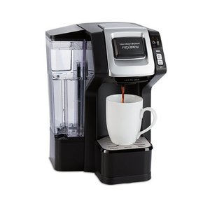 lot 20906 image: Hamilton Beach - FlexBrew Single-Serve Coffee Maker with Removable Reservoir - BLACK