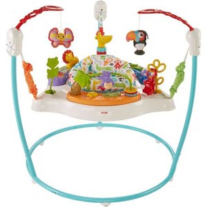 lot 20924 image: Fisher-Price Animal Activity Jumperoo with Lights & Sounds