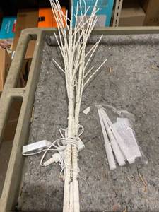 lot 24071 image: LIGHTED TWIG BRANCHES 32 INCHES