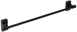 lot 24084 image: (2) Rod Desyne Mag-12 Magnetic Curtain Rod, 17-30, Black