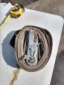 lot 36 image: used 22 ft tie down 2-in wide has one little cut in it
