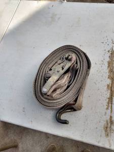 lot 38 image: heavy duty 22 ft 2-in tie down