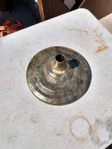 lot 48 image: heavy 10-in dettra flag company flagstand