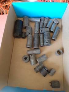 lot 54 image: box of 38 impact sockets mix sizes includes snap-on Williams and others