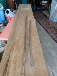 lot 65 image: 38 by 24 in has slight bend and 38 x 30 in cannot see maker on either one