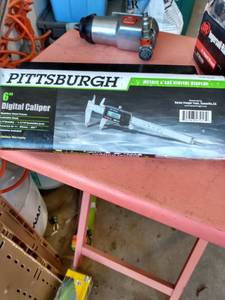 lot 101 image: New in inbox Pittsburgh 6-in digital caliper model 47257