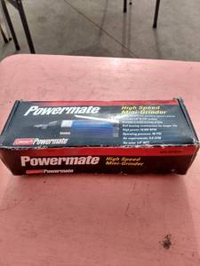 lot 116 image: Never Used Coleman Powermate High Speed Mini-grinder 18�� & 14�� Collets 90 Psi