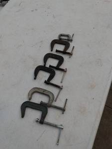 lot 204 image: 6 C clamps
