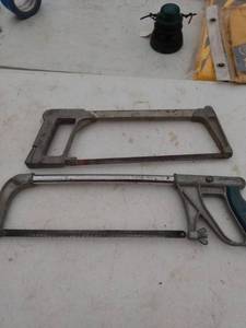 lot 246 image: 2 hacksaws