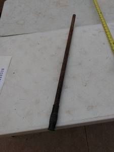lot 267 image: 30 34 steel bar with handle