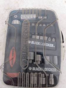 lot 277 image: Black and Decker portable screwdriver set appears to be new