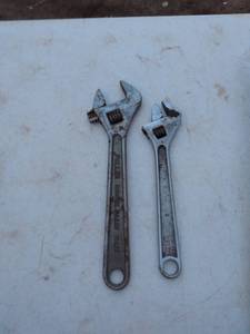 lot 283 image: 2 crescent wrenches