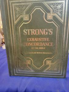 lot 1055 image: Strongs exhaustive concordance Of The Bible with Greek with Hebrew dictionaries