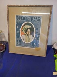 lot 1159 image: 16 12 by 20 Framed music picture