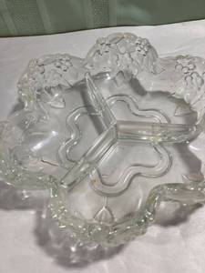 lot 7969 image: Divided serving dish inches across