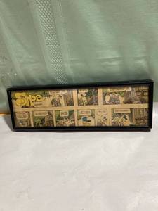 lot 7988 image: 13�� x 4 12�� frame with cartoon picture
