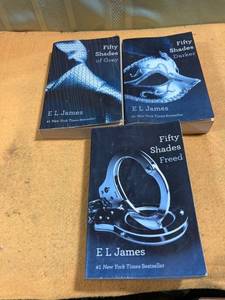 lot 9704 image: Fifty Shades collection GREY, DARKER, FREED