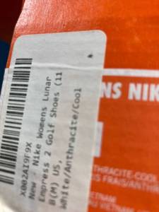 lot 9721 image: Nike women��s Lunar Impress two golf shoes size 11 new