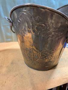 lot 9728 image: 14 inch across plantar brass